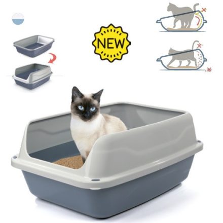 Vitafitt Sonic keretes macska wc nagy 56x40x24 cm