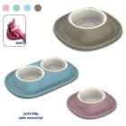 Vitafitt Soft Touch szilikonos duplaetető kicsi műa. tállal 31x20x3,5 cm