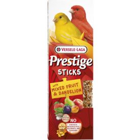   Versele-Laga Prestige Sticks Canaries Mixed Fruit/Dandelion -Vegyes gyümölcs/Pitypang 2x30g