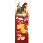 Versele-Laga Prestige Sticks Big Parakeets Mango/Rosehip - Mangó/Csipkebogyó 2x70g