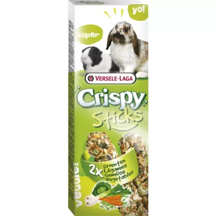 Versele-Laga Crispy Sticks Rabbit/Guinea Pig Vegetables Nyúl/Tengerimalac 2x55g
