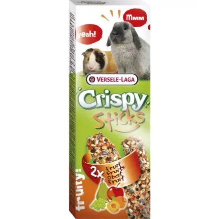 Versele-Laga Crispy Sticks Rabbit/Guinea Pig Fruit Nyúl/Tengerimalac 2x55g