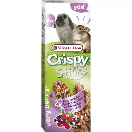 Versele-Laga Crispy Sticks Rabbit/Chincilla Forrest Fruit Nyúl/csincsilla 2x55g
