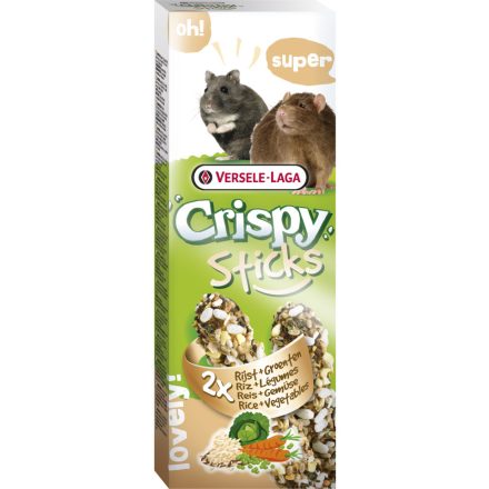 Versele-Laga Crispy Duplarúd zöldség&rizs 100g (2*50g)