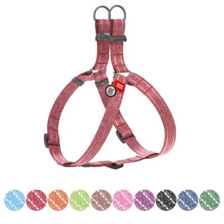 Waudog Re-Pamut Hám QR bilétával, Piros M 20/50-80