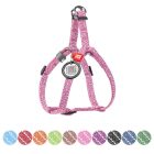 Waudog Re-Pamut Macska Hám QR bilétával, Rózsaszín XS 10/28-40