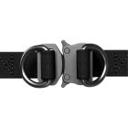 Waudog Vízálló Hám, QR biléta, Fém csatt, Fekete M 20/50-80