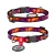 WAUDOG Nylon nyakörv kutya/macska 3D kocka design XS, 20-30cm