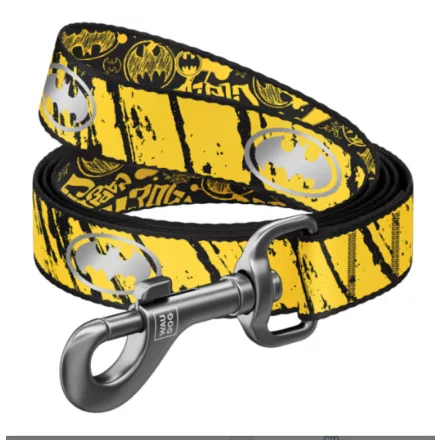 Waudog póráz nylon Batman fényvisszaverős M