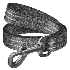  Waudog Re-pamut, fényvisszaverős póráz Szürke L-XL 25/150