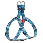 Waudog Nylon Hám QR biléta, "ETNO BLUE" S 15/40-55