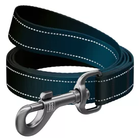 Waudog nylon Mono póráz fényvisszaverős Fekete L 25/122