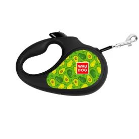   Waudog szalagos autómata póráz "AVOCADO", M 25kg/5m