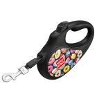 Waudog szalagos autómata póráz "DONUTS", M 25kg/5m